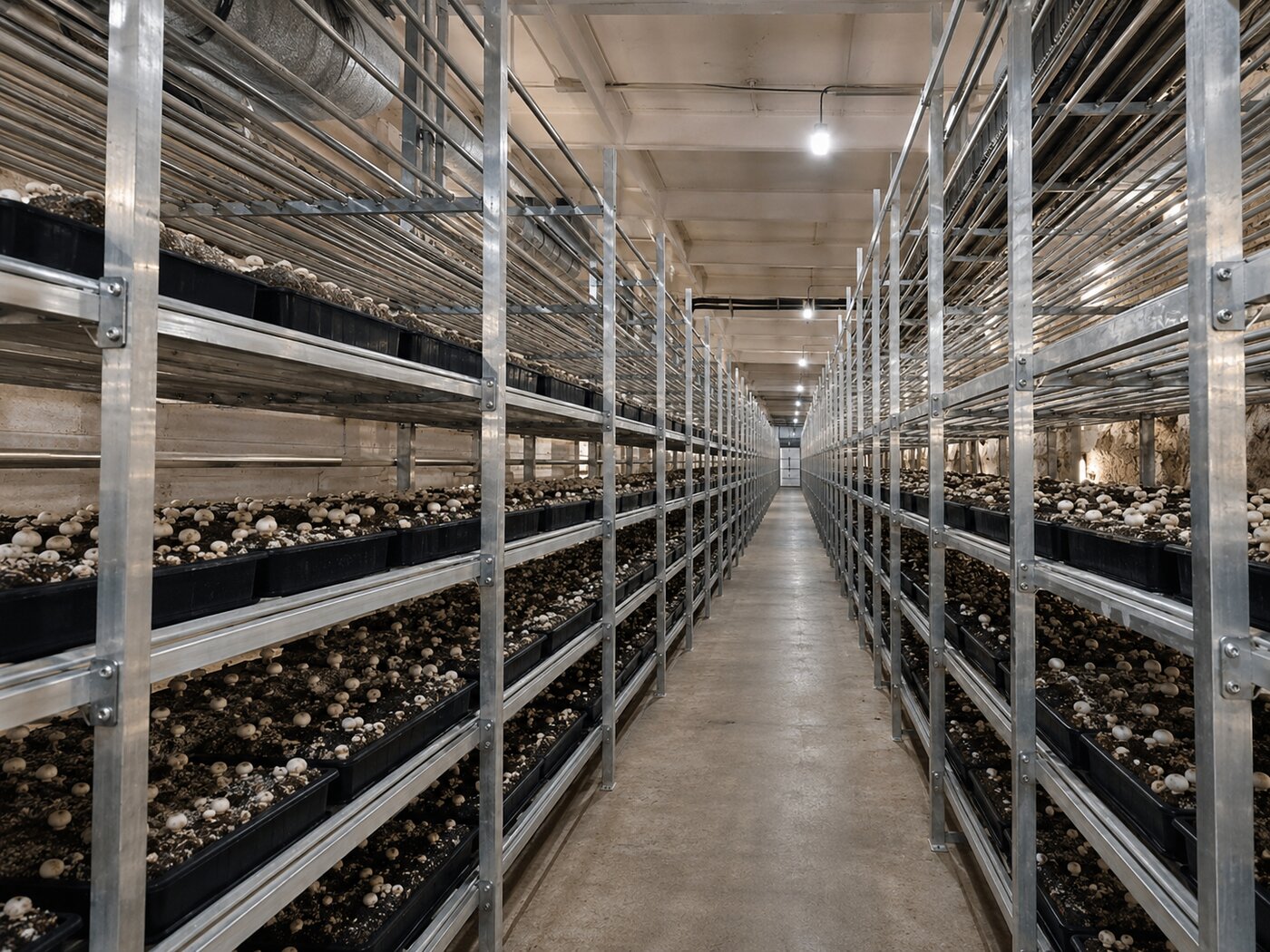 Камера вирощування під ключ зі стелажами